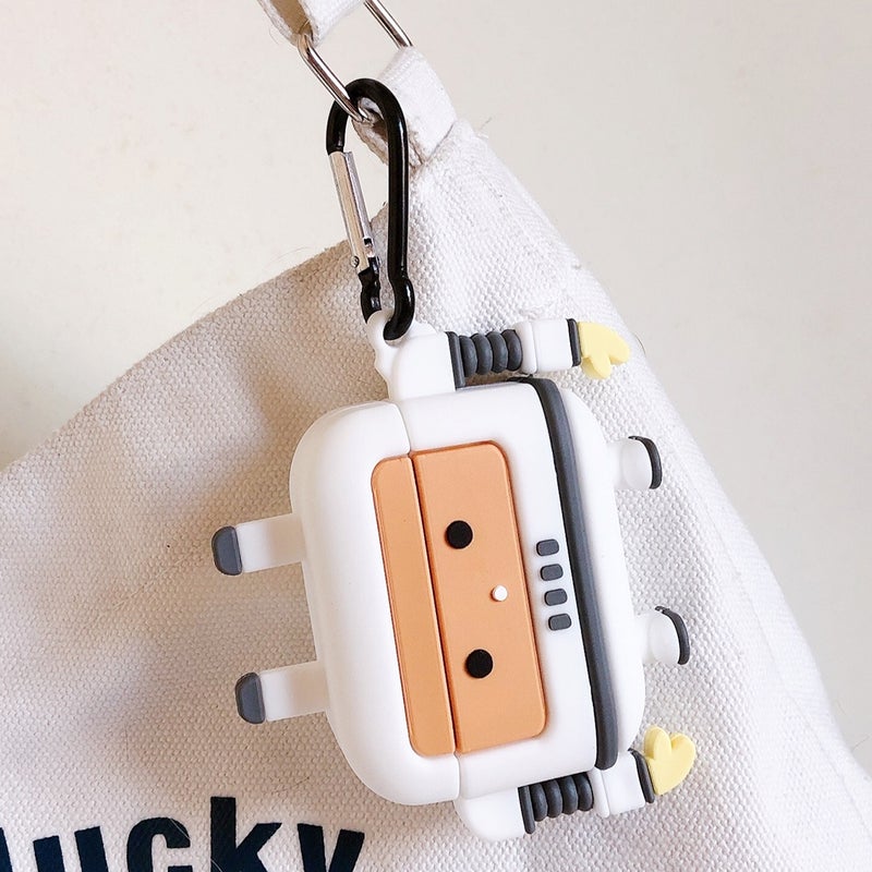 For AirPods 1 / 2 Robot Shape Earphone Protective Case