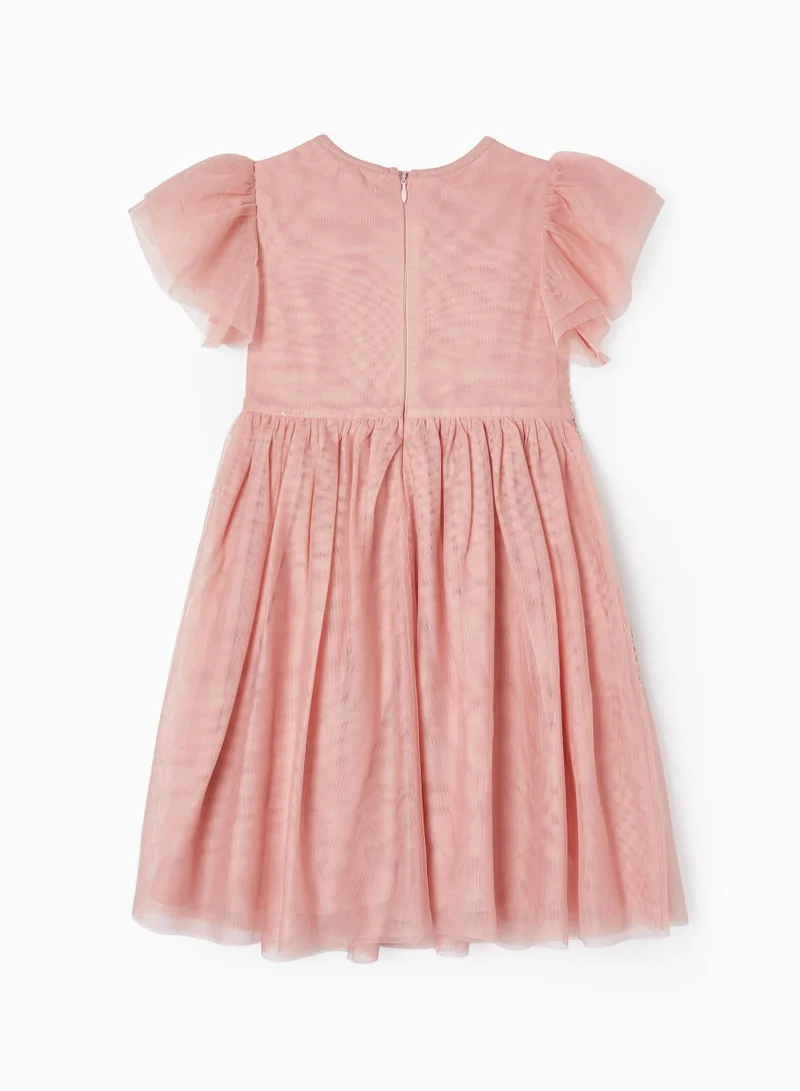 زيبي Zippy Tulle Dress With Sequins For Girls