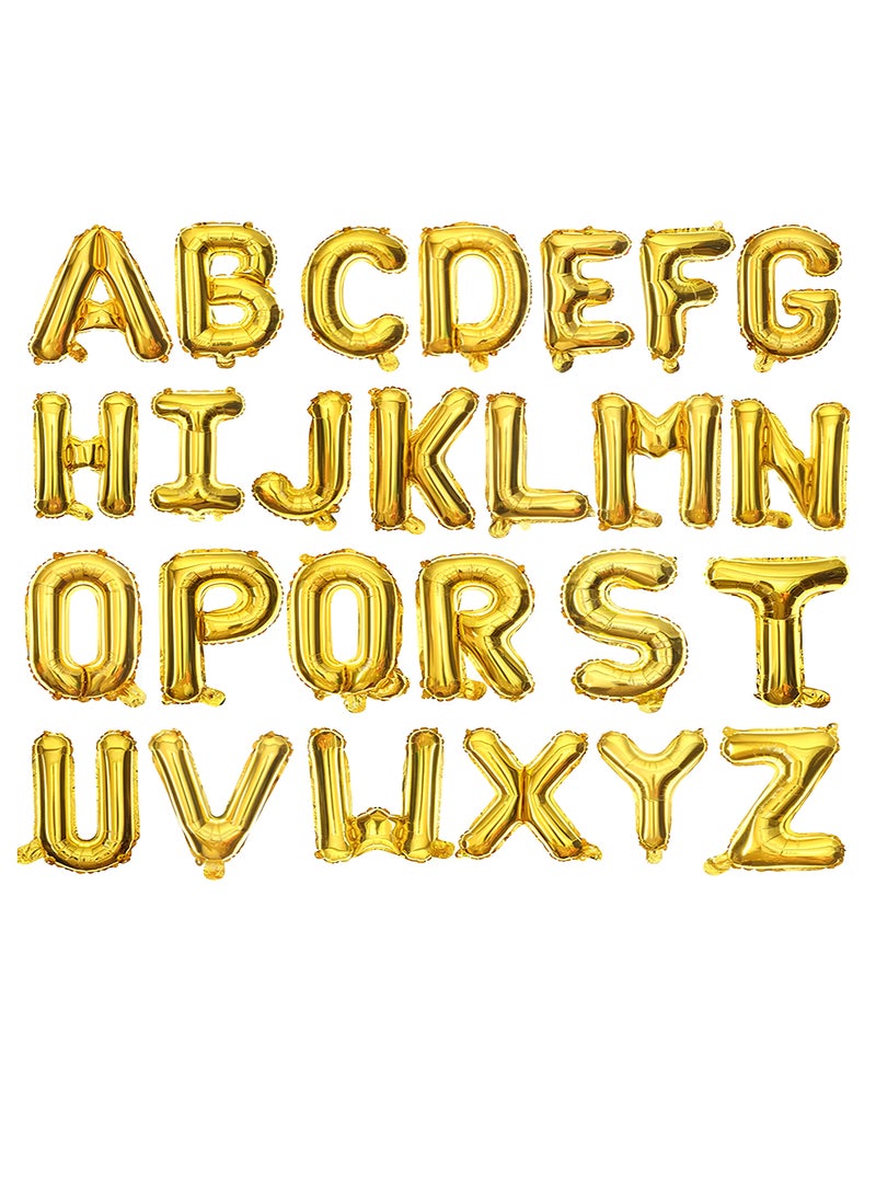 PARTY FUN Foil Balloon 32 Inch  Letter W Golden Color Perfect For Wedding And Birthday  - Image 3