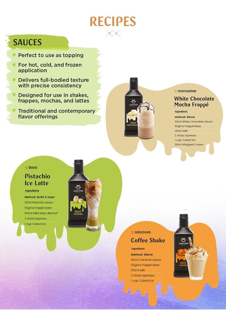 Just Chill Drinks Co. - Dark Chocolate Sauce 1.89 Litre - Image 1