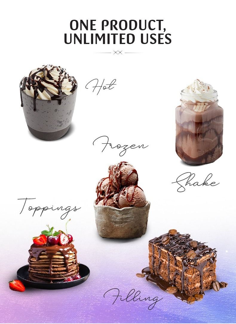 Just Chill Drinks Co. - Dark Chocolate Sauce 1.89 Litre - Image 1