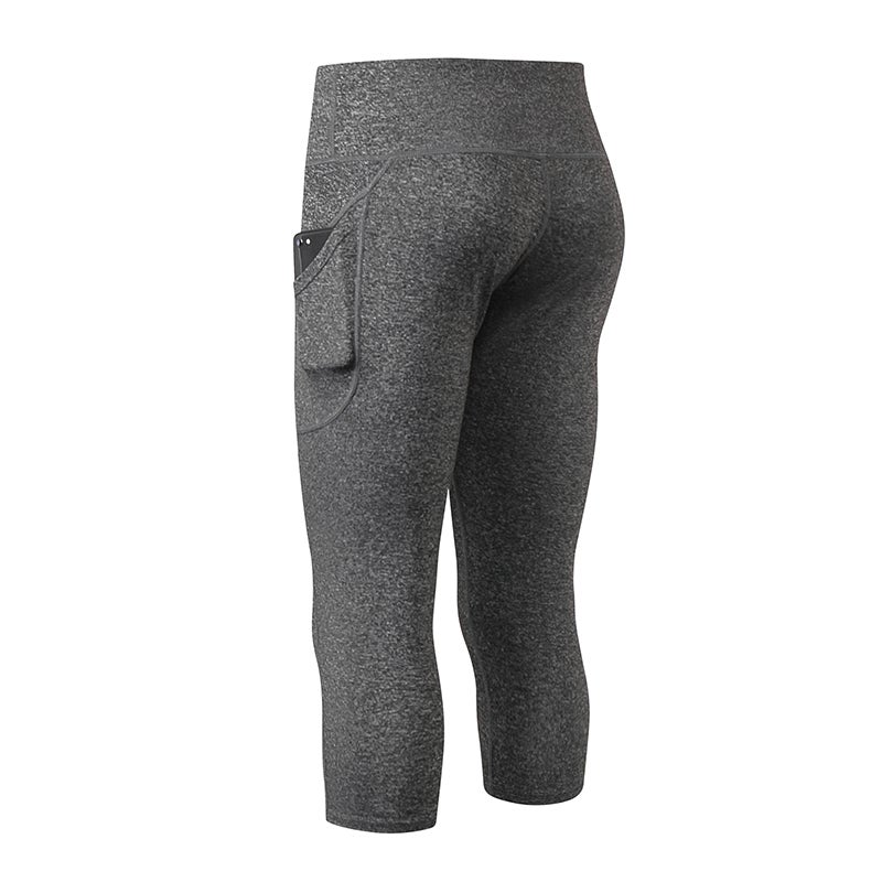 Women Yoga Pants with Pockets High Waist Sporty Leggings Tights Stretch Fitness Workout Running Skinny Bodycon Trousers Gym Home Sportswear - Image 3