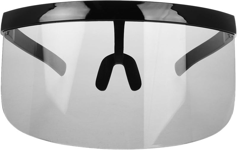 Abaodam Windproof Cycling Goggles with Visor, Outdoor Riding Eye Protector for Men and Women, Integrated Sunshade Motorcycle Goggles with Anti-dust Lens for Biking and Atv Safety - Image 1