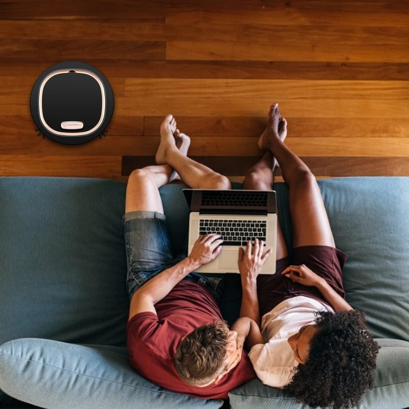 windforgecraft Automatic Robot | Smart Robotic Vacuums and Mop Combo | Thin Rechargeable Small Appliances for Pet Hair Hard - Image 3