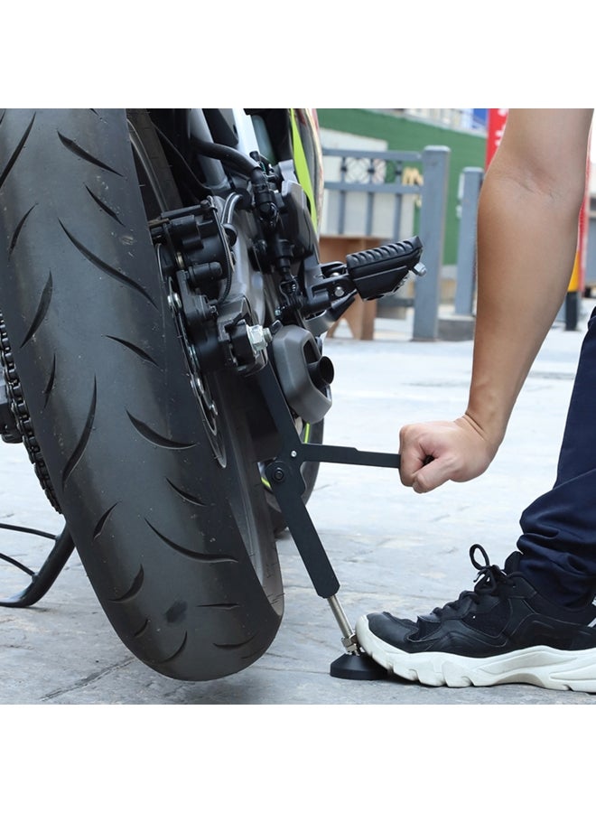 NIBEMINENT Portable Lifting Frame with Folding Stand for Motorcycle - Image 3