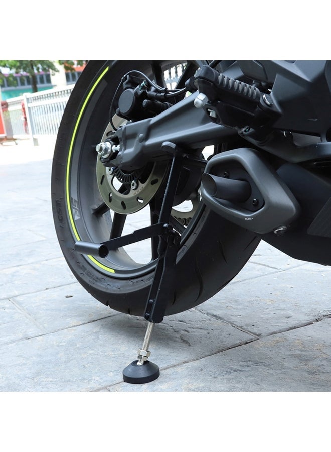 NIBEMINENT Portable Lifting Frame with Folding Stand for Motorcycle - Image 4