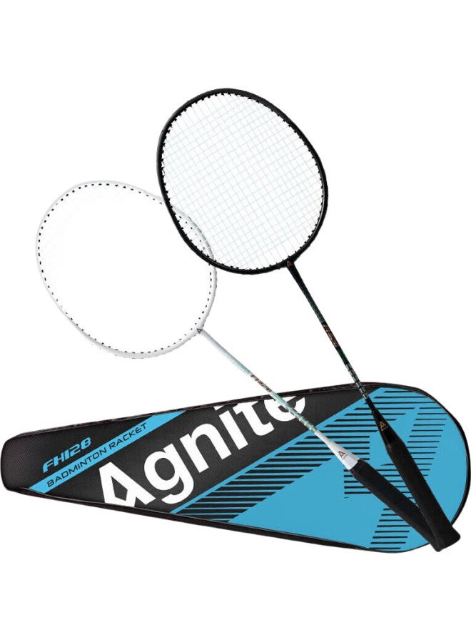 Deli & Angrite Integrated Durable Badminton Racket For Youth And Adults, Training And Competition Super Set, Lingshou - Image 1