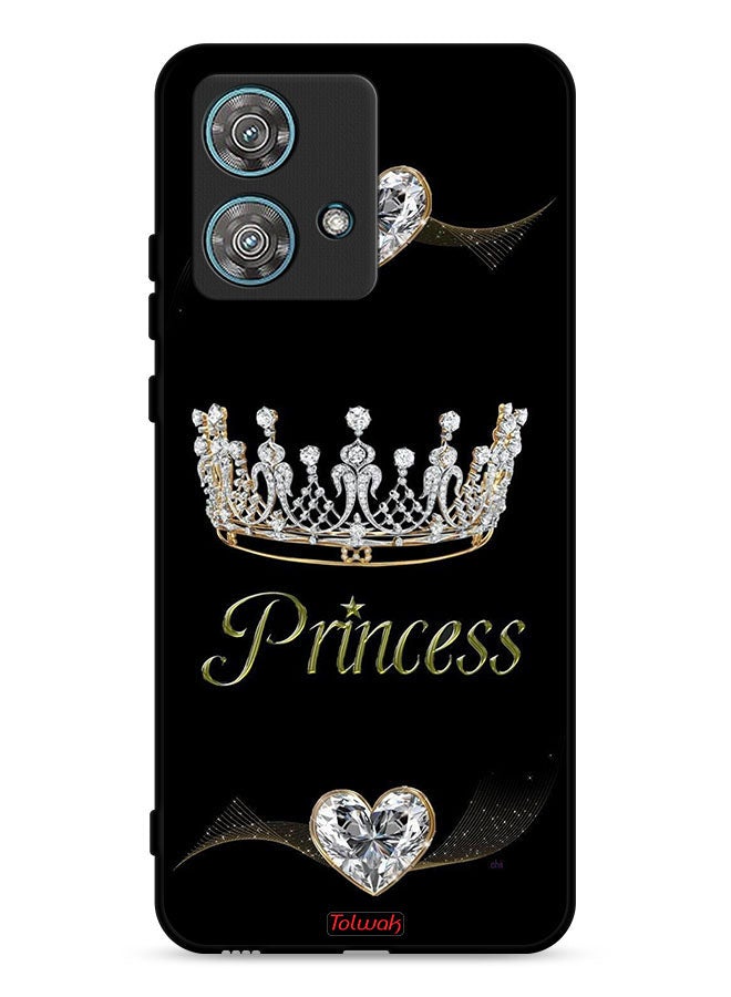 Tolwak Motorola Edge 40 Neo 5G Protective Case Cover Princess - Image 1