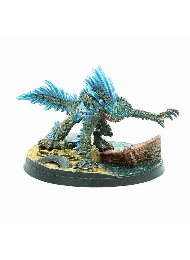 Modiphius Fallout: Wasteland Warfare Creatures - Nukalurk King - RPG Unpainted Resin Figure, 32mm Miniature W/ 50mm Scenic Base, Nuka World - Image 2