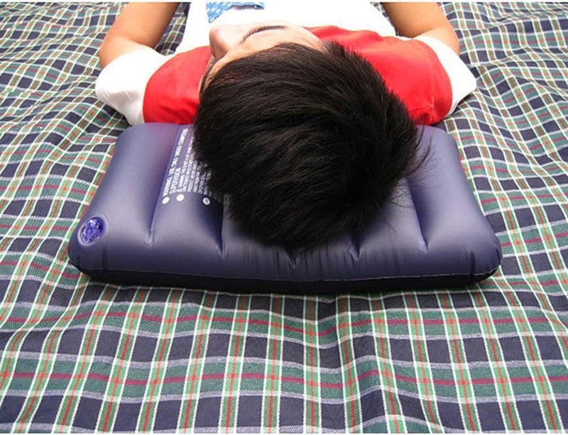 Cuzenal Portable Folding Pillow Super Strong Heavy Duty Indoor- Outdoor Folding Pillow for Camping Hiking Picnic Collapsible Camping Pillow Mini for Travel (Multicolor) (Inflatable Pillow) - Image 2