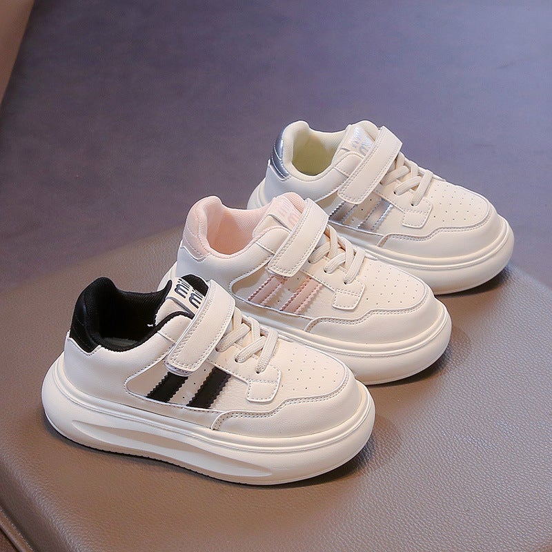 Women'S Shoes 3-6 Years Old 12 Board Shoes 8 Children'S White Shoes 2025 Sneaker Fleece-Lined Running Shoes Men - Image 2