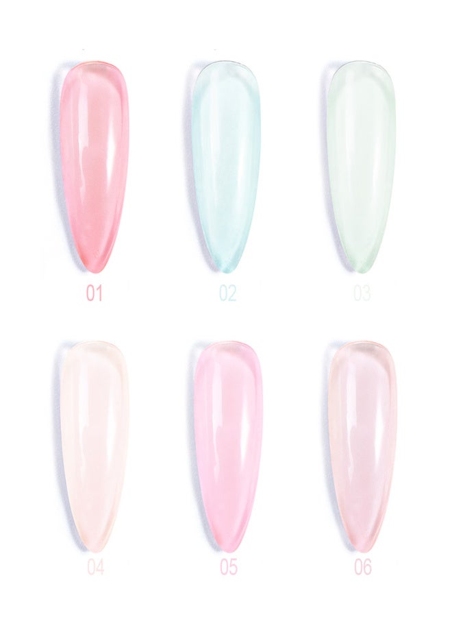 DOUBORQ 15ml Nail Glue Crystal Glazed Glue Quick Building Paper Holder Nail Extension - Image 3