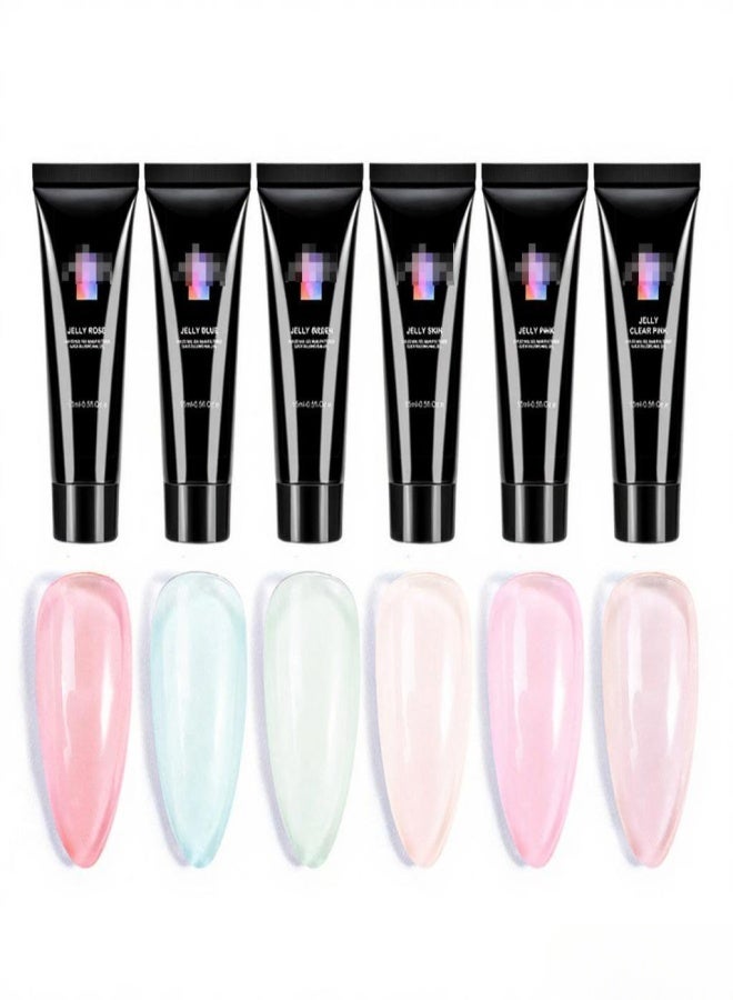 DOUBORQ 15ml Nail Glue Crystal Glazed Glue Quick Building Paper Holder Nail Extension - Image 4