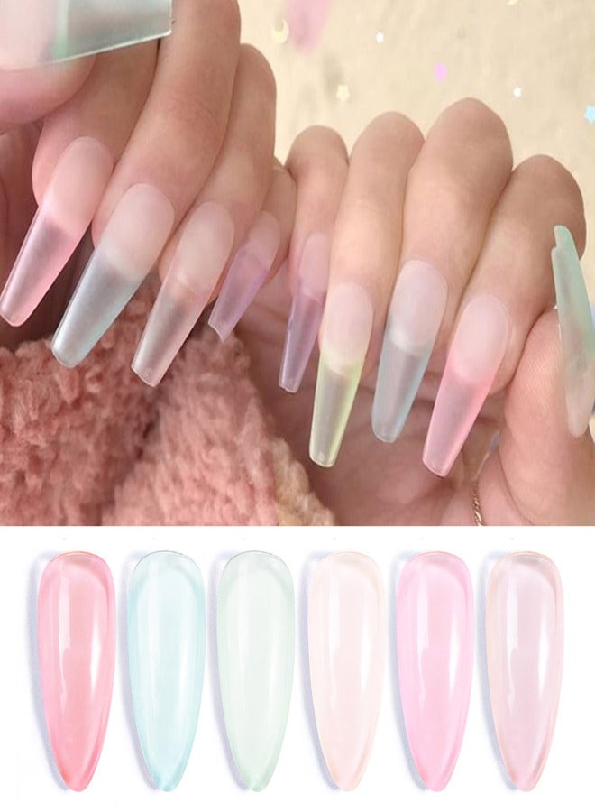 DOUBORQ 15ml Nail Glue Crystal Glazed Glue Quick Building Paper Holder Nail Extension - Image 2