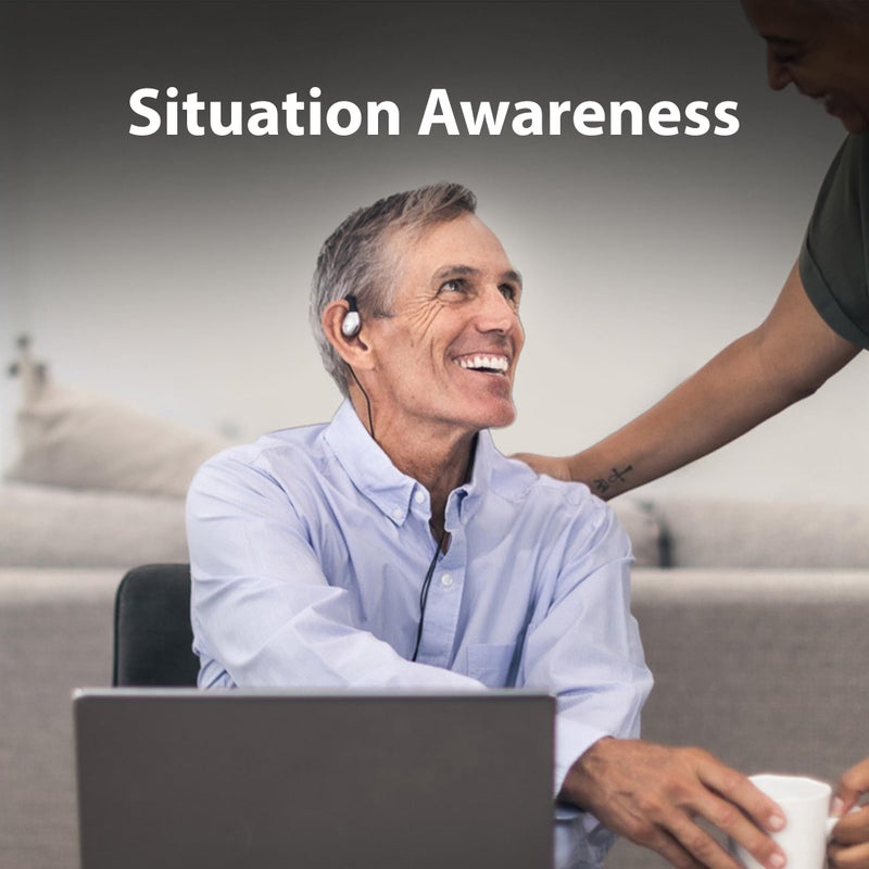 Avantree Resolve (Small-Medium) â€“ Wired Open-Ear Earbuds w/Mic & Over-Ear Hook, for Women, Kids & Young Men w/Small Ears, Ideal for Office, Outdoor & Home, 3.5mm AUX - Image 4