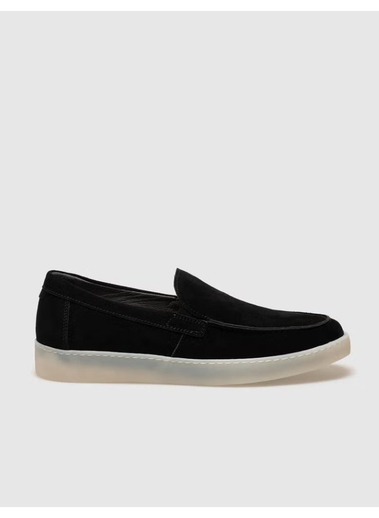 Cabani Genuine Leather Black Suede Men's Casual Shoes - Image 4