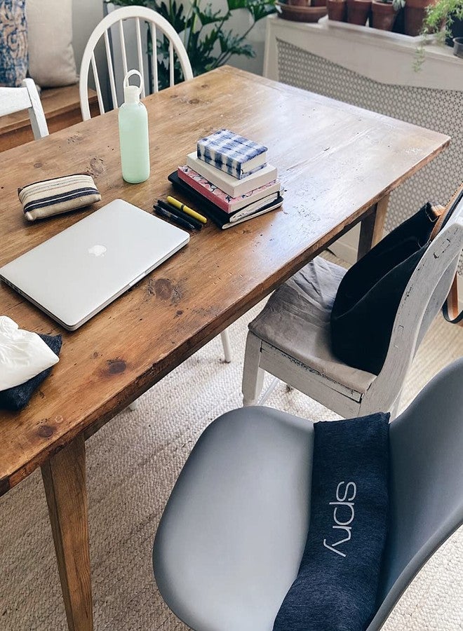 Spry Recovery Pillow - Supportive Neck, Back, Lumbar, Spine Contouring Pillow Great for Work, Office, Couch & More Adaptive Flo-Form Technology (Blue) - Image 2