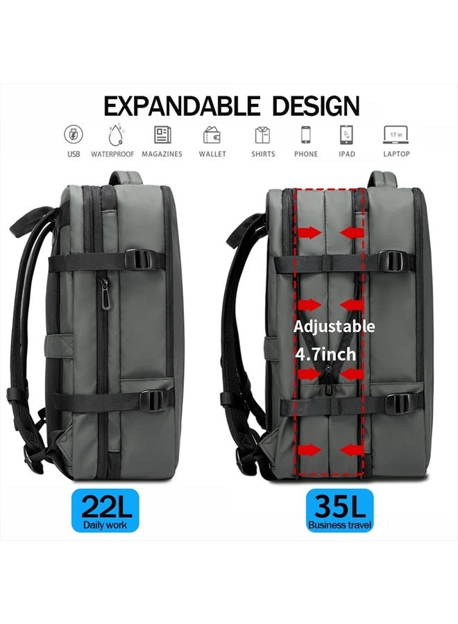 BANGE 35L Carry on Backpack,Travel Backpack for Women Men Airline Approved Gym Backpack Waterproof Business Laptop Daypack…  - Image 4