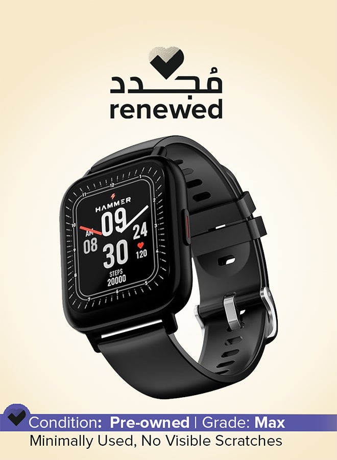 Hammer Renewed - Pulse 3.0 Bluetooth Calling Smart Watch -Black - Image 1