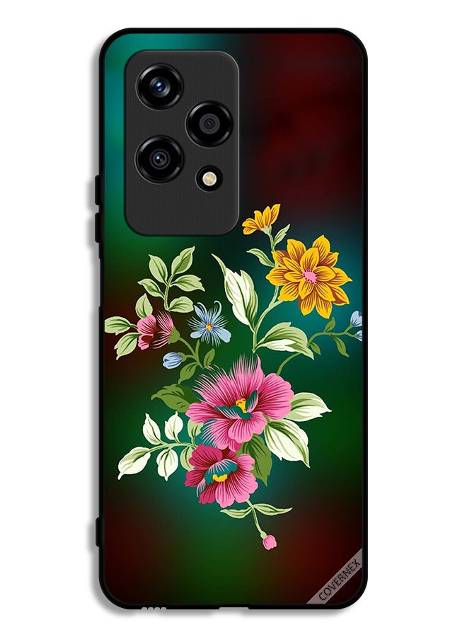 Covernex غطاء حماية لهاتف Honor 200 Lite 5G مزخرف بالزهور HD - Image 1