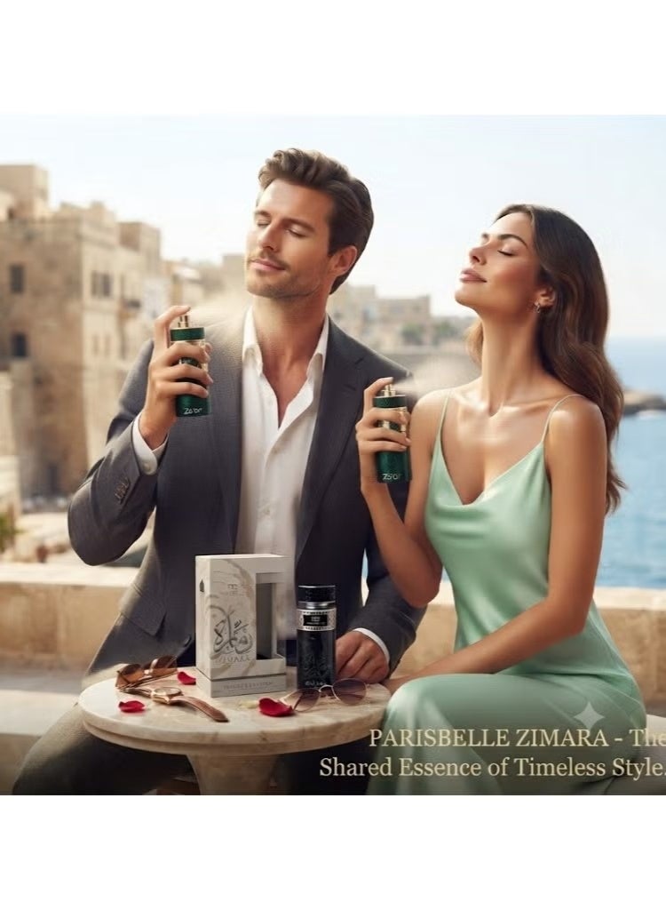 Parisbelle Zaar Oasis Collection Extrait de Parfum Unisex 100ml | Long Lasting Fruity Spicy Vanilla Fragrance | Peach Warm Sweet Luxury Perfume for Men & Women | Premium Elegant Signature Scent - Image 2