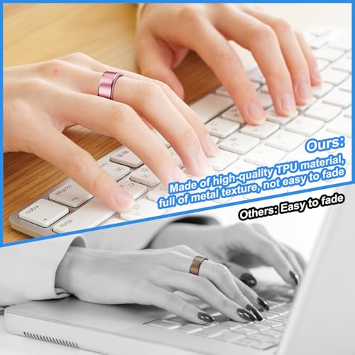 Hexasider 5 Pack Ring Cover Compatible with Oura Ring Gen 4/Oura Ring Gen 3 Horizon/Heritage, Abrasion-Resistant TPU Case for Oura Ring Protector Accessories for Oura Size 8 - Image 4