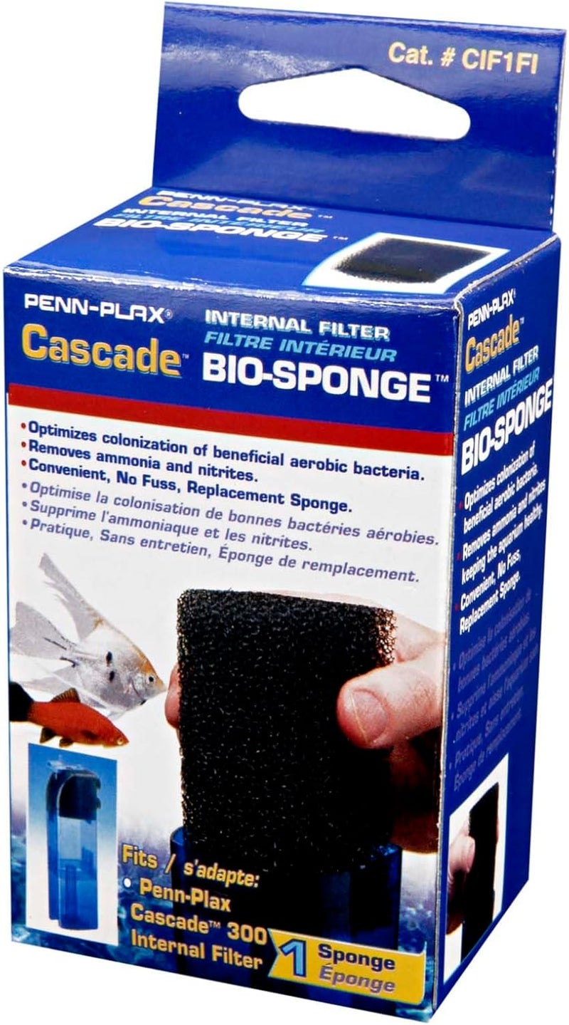 Penn Plax Penn-Plax Cascade 300 Filter Replacement Bio-Sponge for Freshwater and Saltwater Aquariums - Image 1