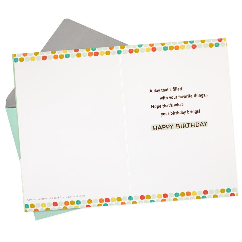 Hallmark Birthday Card (Dog with Cupcake) - Image 3
