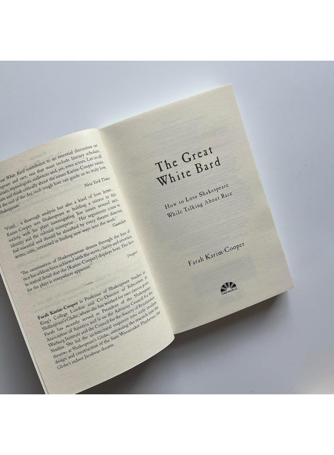 The Great White Bard: How to Love Shakespeare While Talking About Race