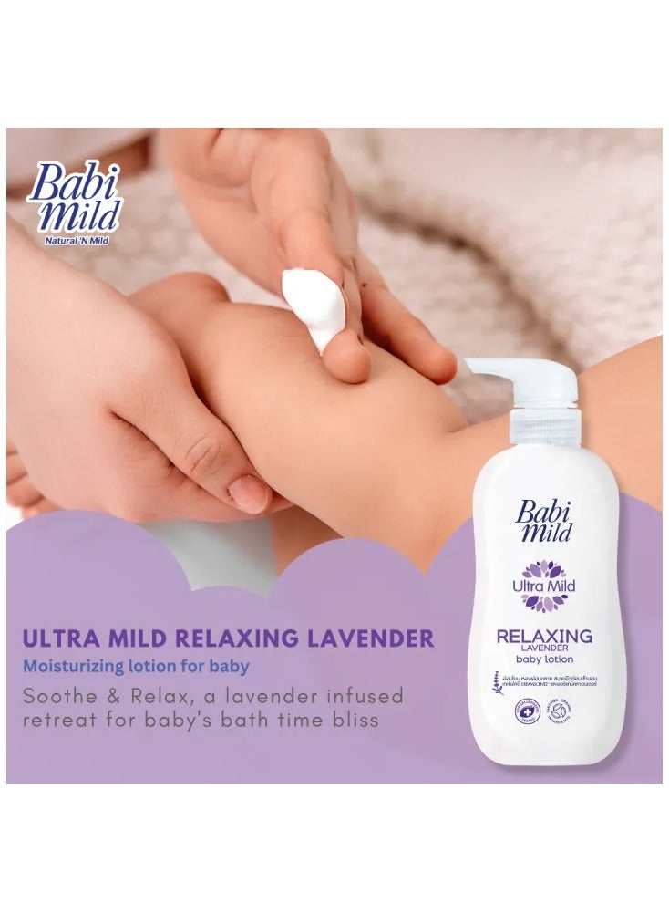 BABIMILD Babi Mild Lotion Relaxing Lavender 400ML.‏ - Image 3