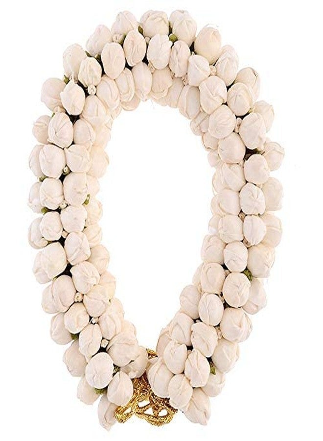 La Belleza Artificial Flower Bun Juda Maker Flower Mogra Motia Jasmine Gajra Hair Accessories/Full Bun For Women and Girls Multi Color Gajra Bun Motia (Jasmine)) - Image 3
