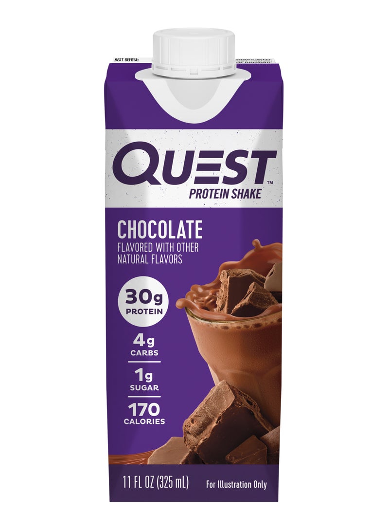 Quest Chocolate Protein Milkshake 325ml - Image 1