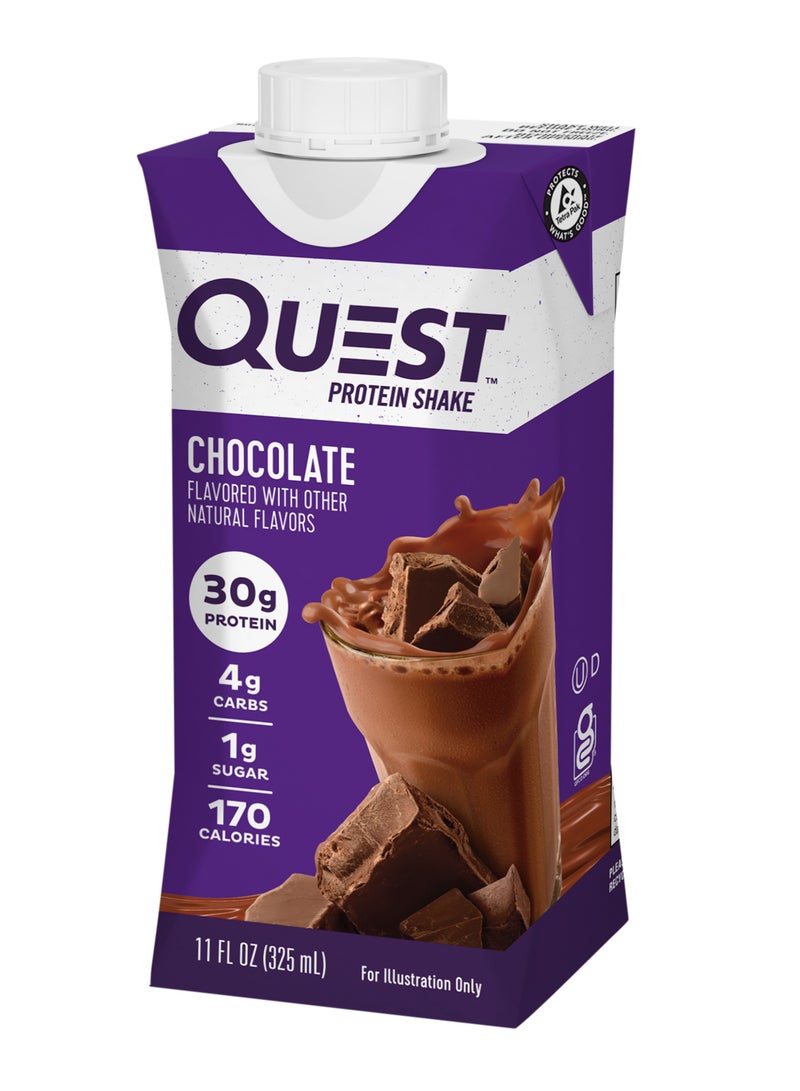 Quest Chocolate Protein Milkshake 325ml - Image 2