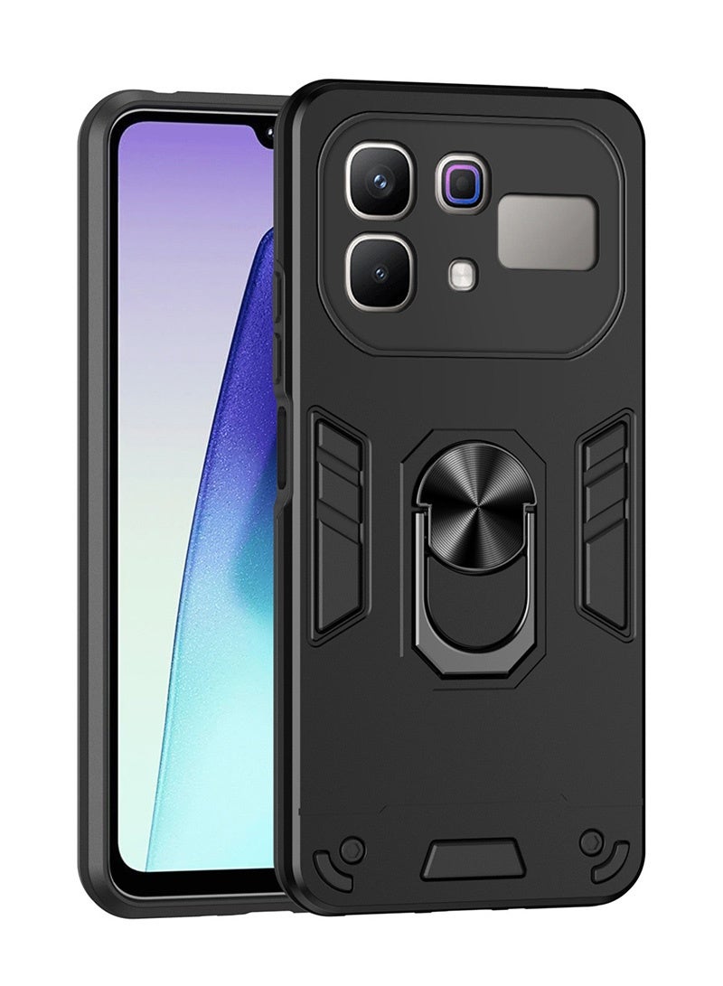 غطاء لهاتف Infinix Note 60 Pro مع حماية مقاومة للصدمات وحامل - Image 1