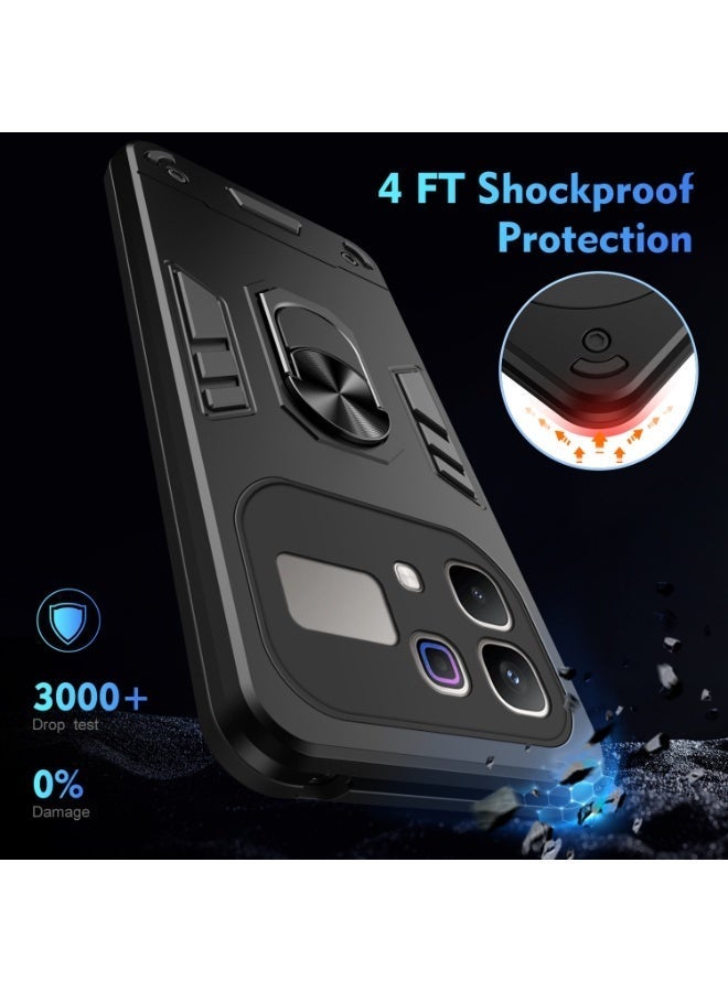 غطاء لهاتف Infinix Note 60 Pro مع حماية مقاومة للصدمات وحامل - Image 2