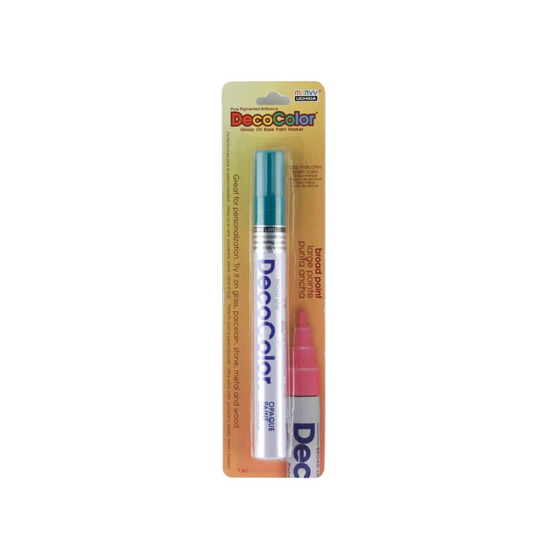 Uchida 300-C-73 Marvy Deco Color Broad Point Paint Marker, Teal - Image 5