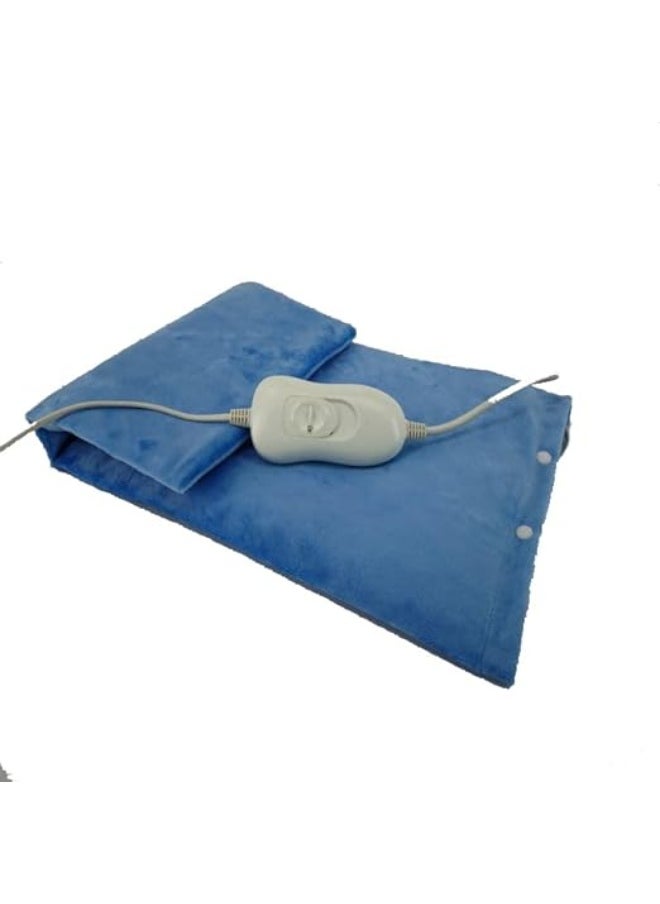 Generic Electric Heating Pad King Size 30x60 cm – Blue Color, Dry and Moist Heat Therapy  - Image 1