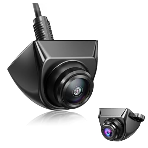 EPRONIC HD Backup/Front/Side View Camera HD 720P Reverse Rear Cam Metal Shell, 360°Rotatable Adjustable View Cam for Car,Truck,SUV, RV, Trailer,Van, Pickup(Black) - Image 1