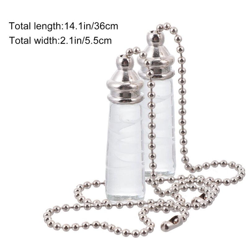 Crystal Pull Chain For Ceiling Fan Light Chandelier Pendant Replacement Decor - Image 3