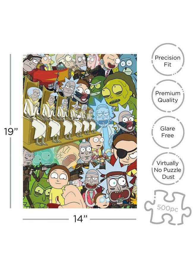 Aquarius - Rick And Morty 500 Piece Jigsaw Puzzle - Image 1