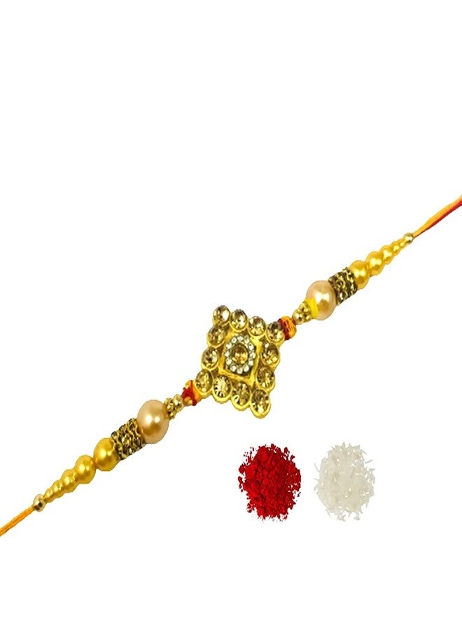 Evisha Box Packing Beautiful Rakhi For Brother | Rakhi Combo-BR-9 || rakhi || rakhi set || rakhi for brother || rakhi for brother and bhabhi || rakhi combo || bhaiya bhabhi rakhi || rakhi gifts - Image 1
