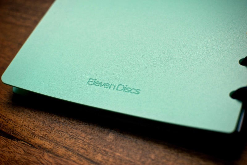 Eleven Discs Discbound Notebook, Junior Size, 1mm Poly Cover, Heavyweight Paper, 50 Dot Grid Sheets (Mint) - Image 3