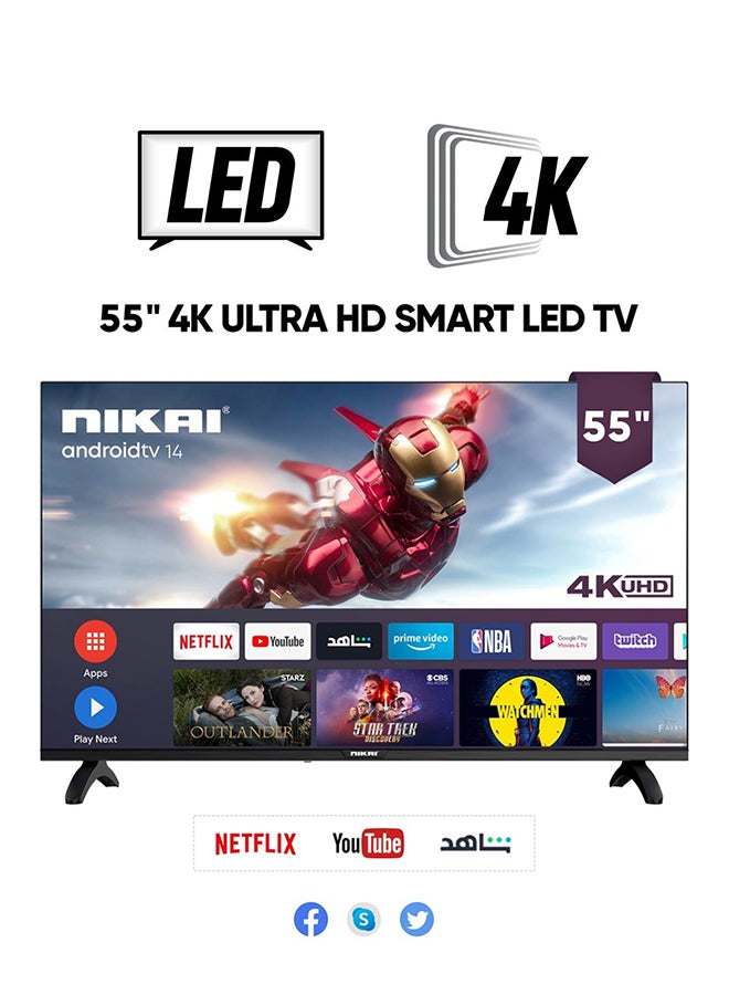 HUAWEI Mate XT Ultimate Design Triple Fold Dual SIM Red 16GB RAM 512GB + Keyboard + 1 year Huawei Care Plus + Nikai 55inch 4K UHD Smart LED TV - Middle East Version - Image 3