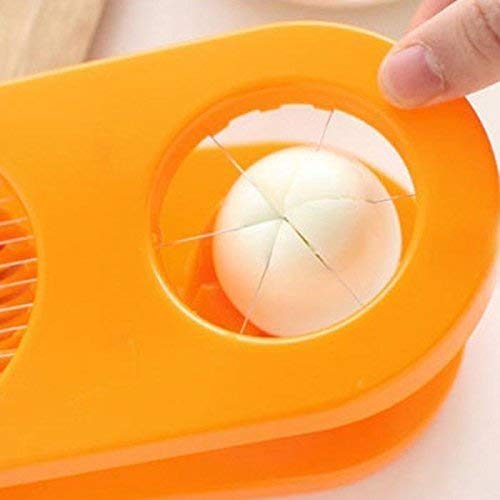 Whitecloud TRANSFORMING HOMES Kitchen Egg Cutter 2 in 1 Mold Multifunctional Egg Slicer Home Restaurant Kitchen Cooking Tool Plastic 7126 205x9x25 cm - Image 4