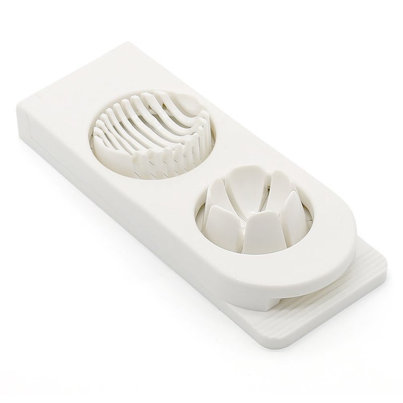 Whitecloud TRANSFORMING HOMES Kitchen Egg Cutter 2 in 1 Mold Multifunctional Egg Slicer Home Restaurant Kitchen Cooking Tool Plastic 7126 205x9x25 cm - Image 5
