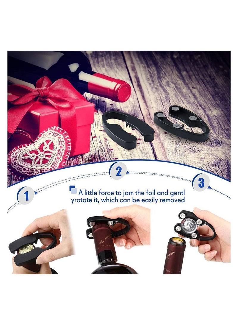 Y&D 4 Piece Foil Cutting Tool Bottle Opener  - Image 3