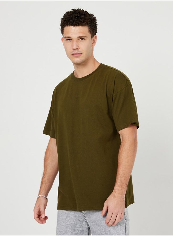 Solid Oversized Pure Cotton T-Shirt - pzsku/Z929A035F44DAE0E004BCZ/45/_/1729103180/94a0d3a0-7ac3-46ee-83d4-a5f725d7e867