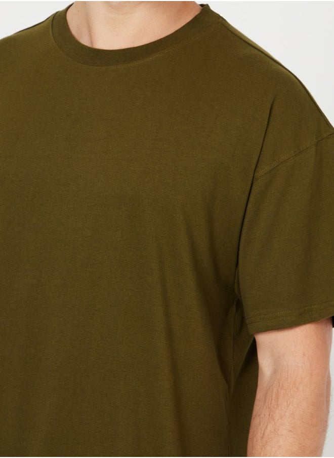 Solid Oversized Pure Cotton T-Shirt - pzsku/Z929A035F44DAE0E004BCZ/45/_/1729103183/27a79ea2-7182-4cf0-a239-7b6cb7c315e3