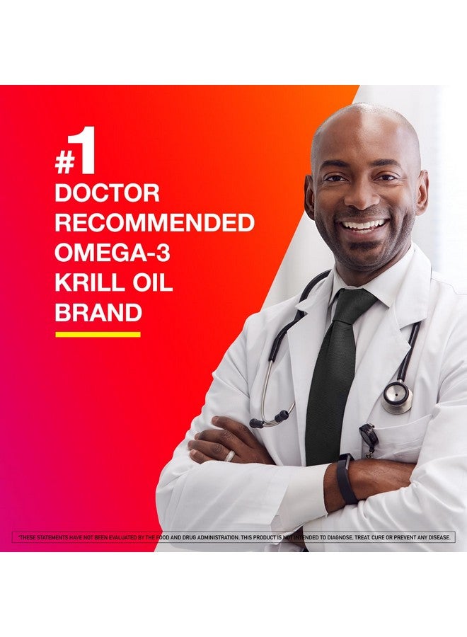 Megared Omega 3 Fish Oil Supplement + Krill Oil 500Mg Megared Advanced 4In1 Epa & Dha Omega 3 Fatty Acid Softgels (140Cnt Bottle) Phospholipids Supports Brain Eye Joint & Heart Health - Image 5