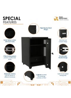 RIGID Fire Resistant Steel Safe with Dual Key Lock, 100Kg  - Image 3